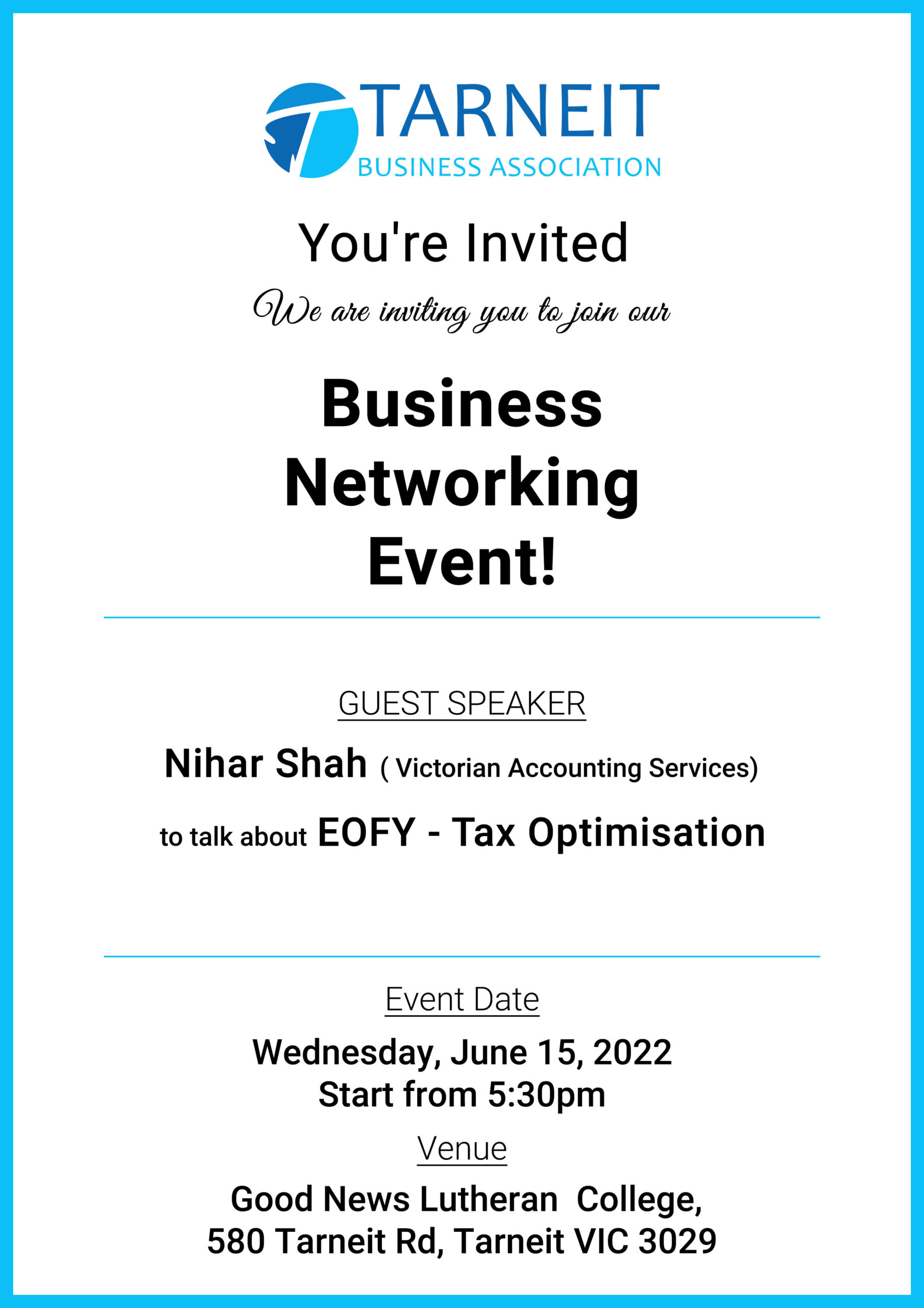 Business Networking Event!